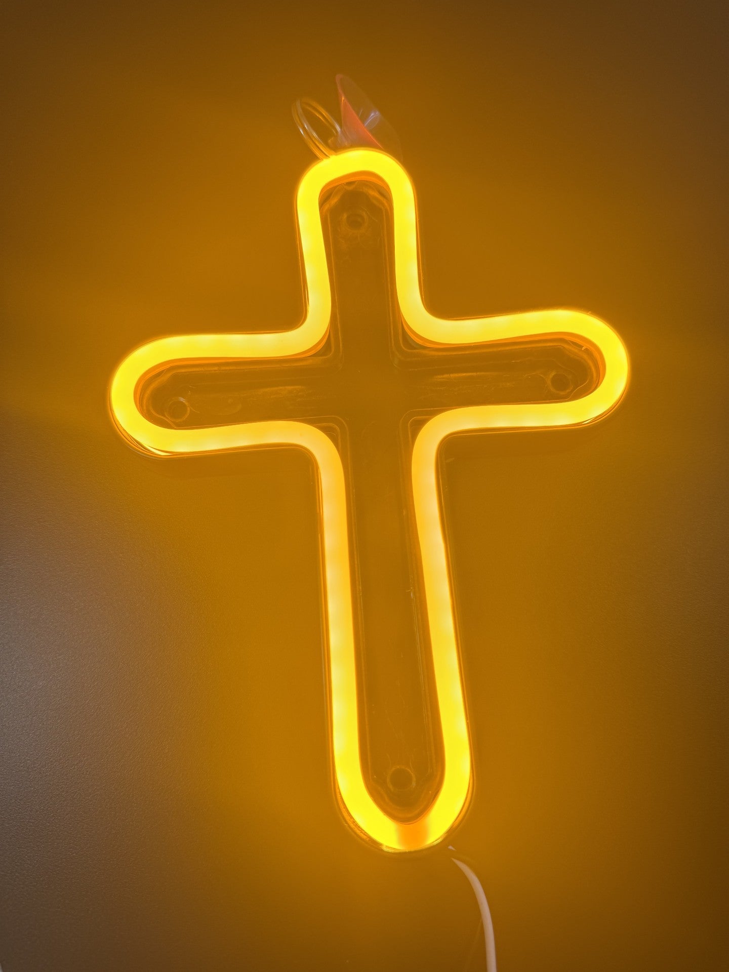 CROSS WITH NEON LED LIGHT