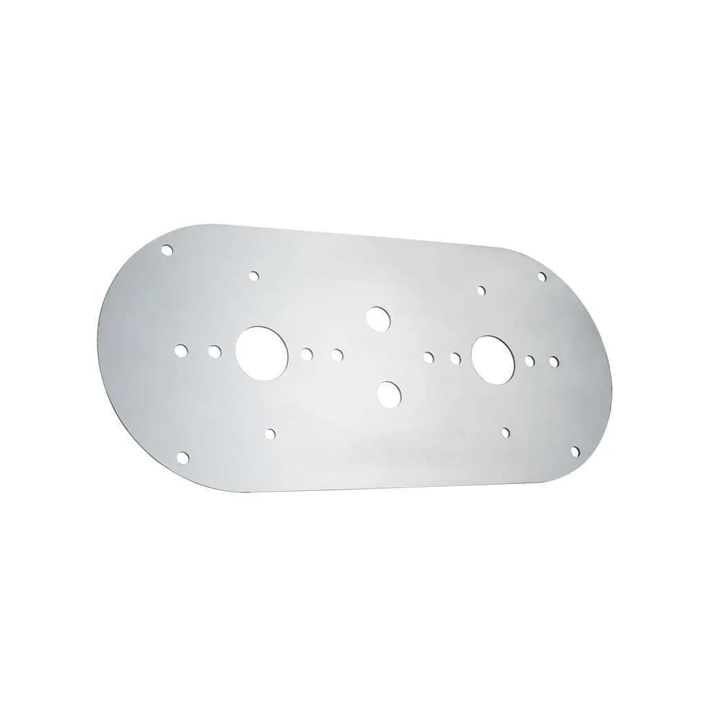 Stainless Steel Above Door Dome Light Plate for Peterbilt Trucks