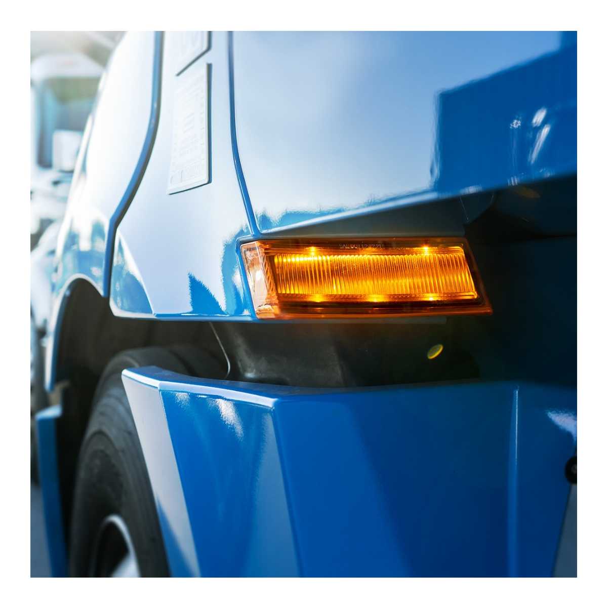 6 LED Amber Turn Signal Light For 2018-2026 Freightliner Cascadia