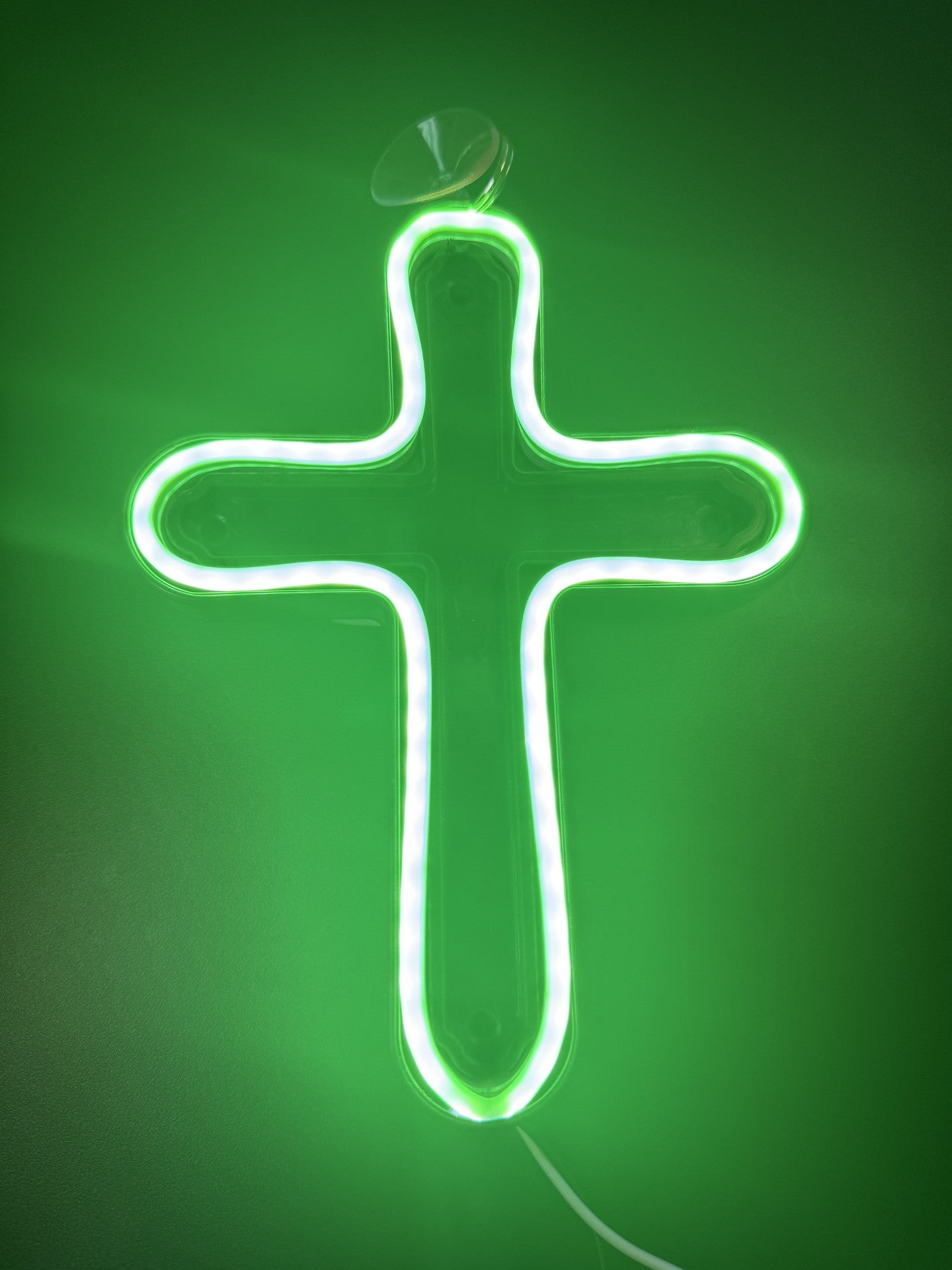 CROSS WITH NEON LED LIGHT