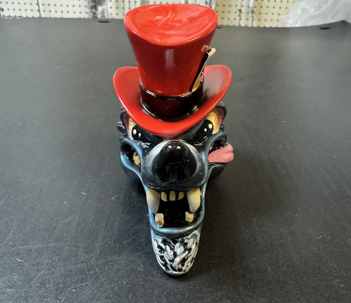 Top Hat Wolf Shifter Head
