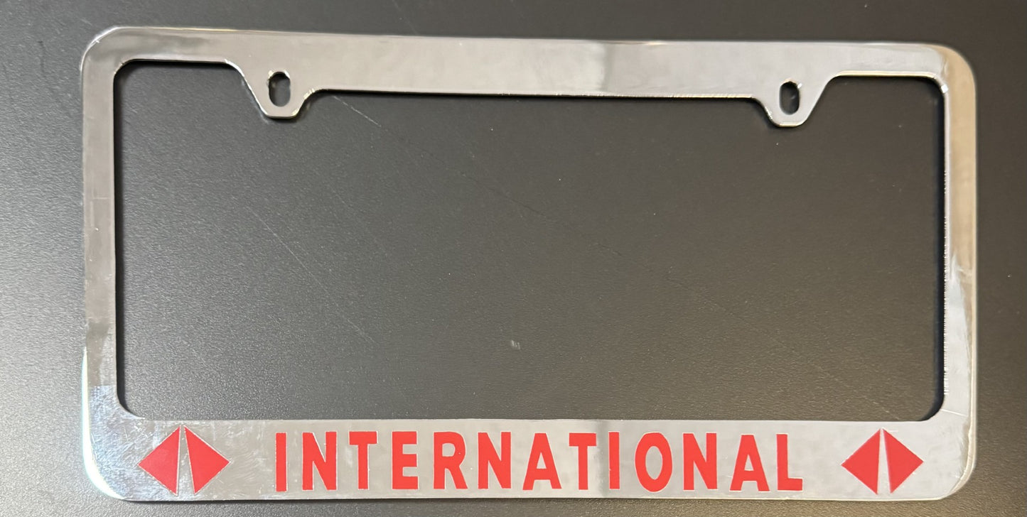 INTER LICENSE PLATE FRAMES
