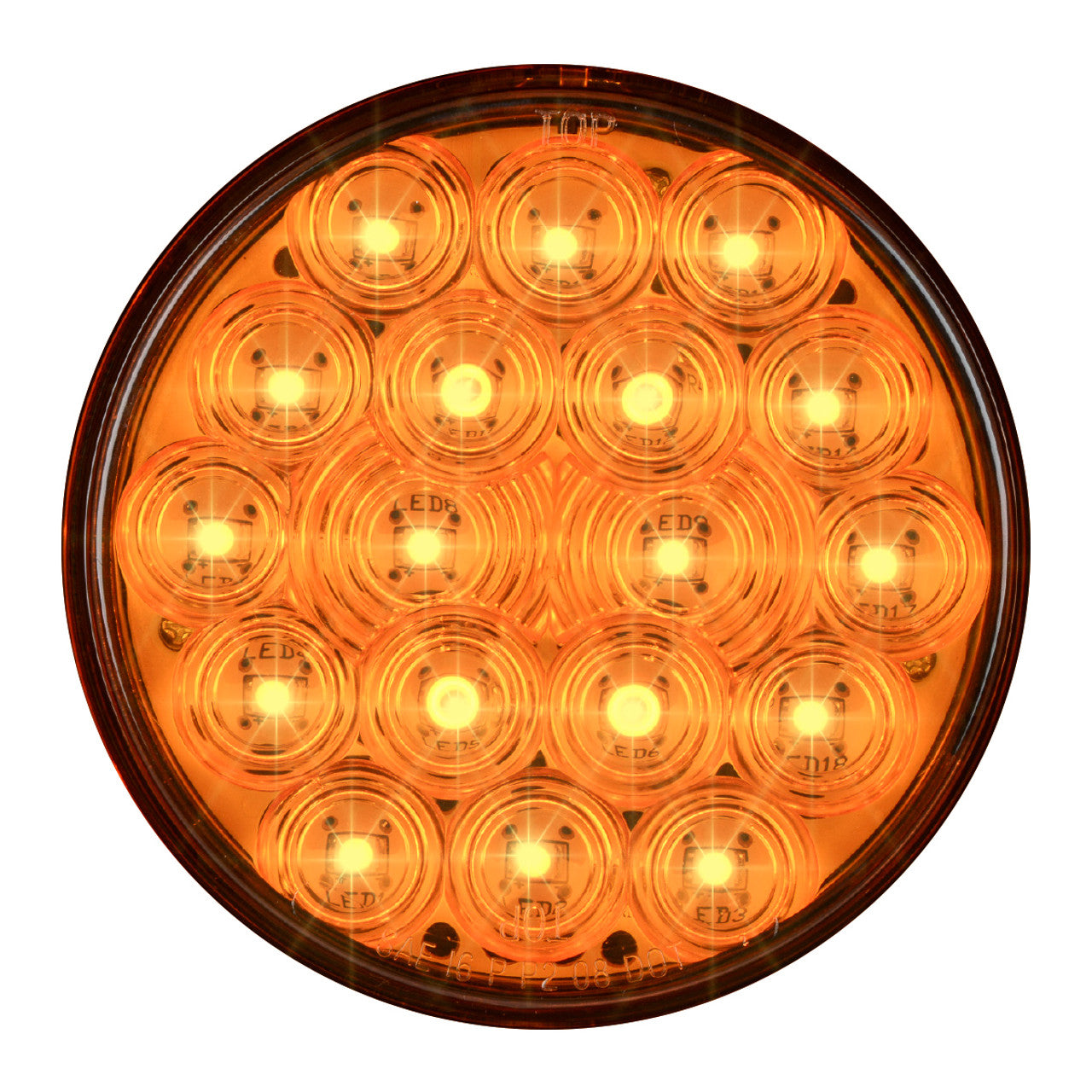 Fleet Series 4" LED Light with Grote 3-Prong Round Plug