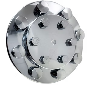 Chrome Center Axle Covers