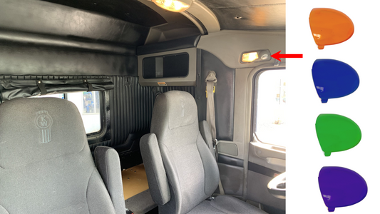 Kenworth Door Reading Light Lens Round Style