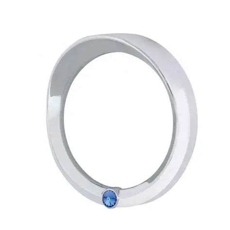 Signature Series Speed/Tachometer Gauge Bezel With Visor & Color Crystal For 2006+ Peterbilt