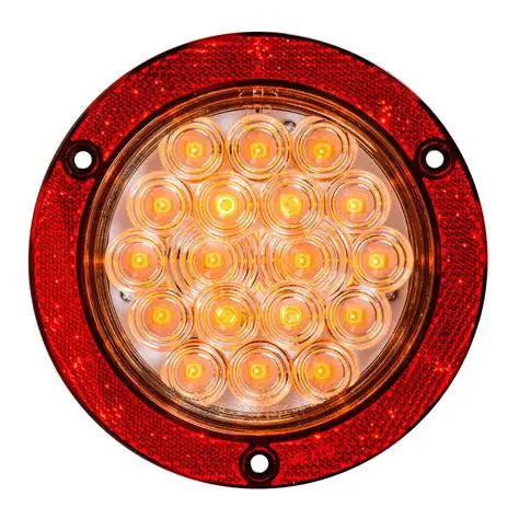 Fleet Series 4" Flange Mount LED with Reflector Ring