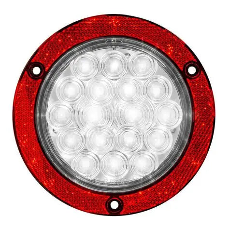 Fleet Series 4" Flange Mount LED with Reflector Ring