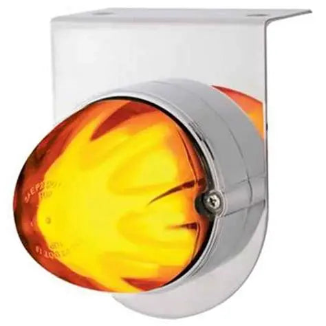 Stainless Light Bracket With Single 3" Light Cutout