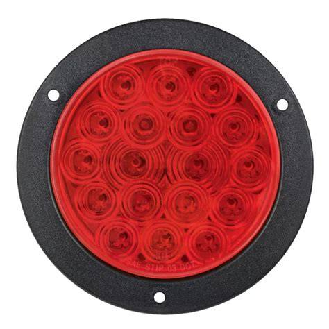 Fleet Series 4" LED Light w/ Black Flange Mount & 3-Prong Plug