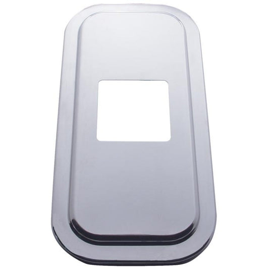 Peterbilt Stainless Steel Shift Plate Cover - 4-7/8" x 4-13/16" Opening