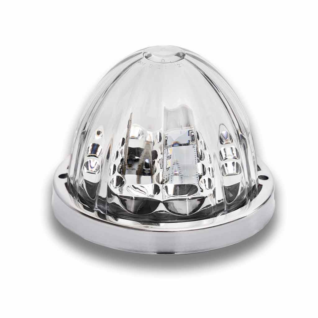 Amber Clearance & Marker Star-Burst Watermelon LED Light