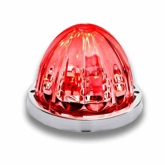 Red Stop, Turn & Tail Star-Burst Watermelon LED Light – 19 Diodes And Dual Colors