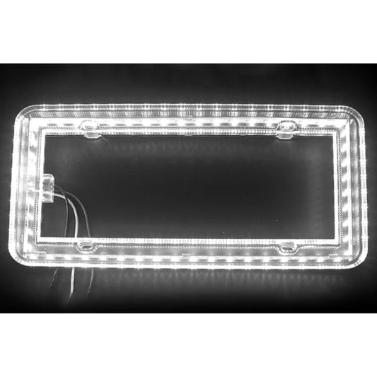 Halo Glow Light for License Plates, amber and white LEDs