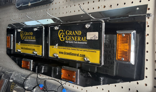 License Plate Holder Kits 2 Plates 4 Lights