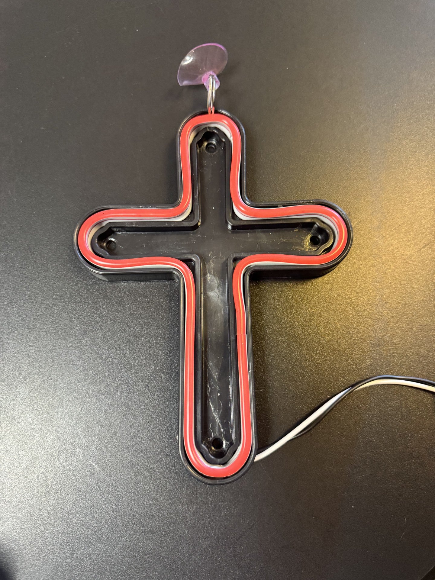 CROSS WITH NEON LED LIGHT