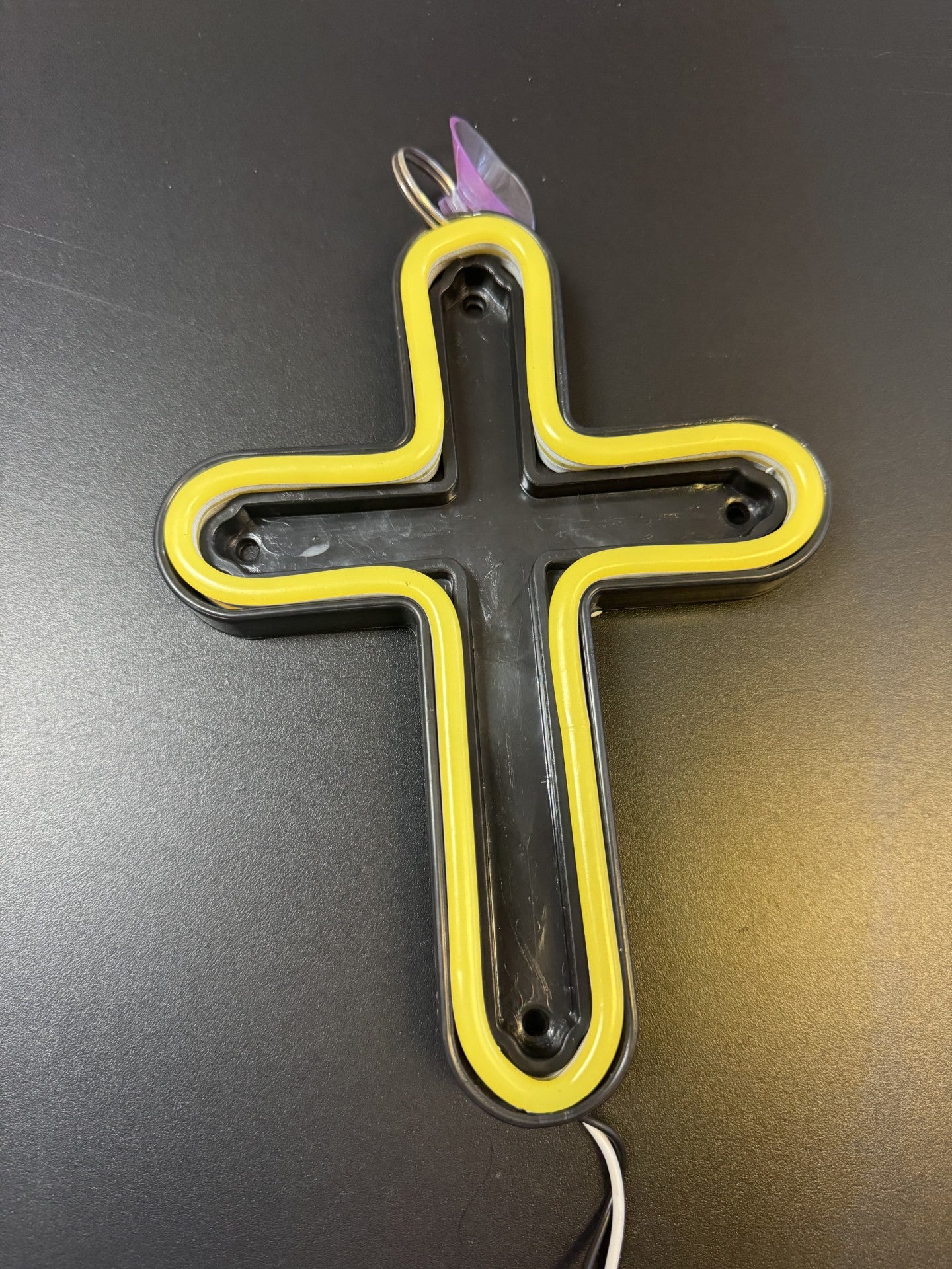 CROSS WITH NEON LED LIGHT