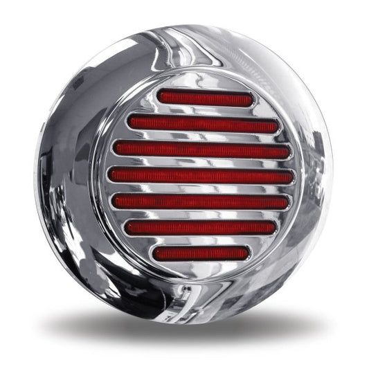 4" FLATLINE CLEAR RED LED STOP, TURN & TAIL LIGHT WITH FLANGE MOUNT