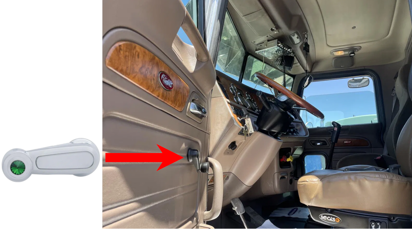Window Crank With Crystal for Peterbilt (2006+)