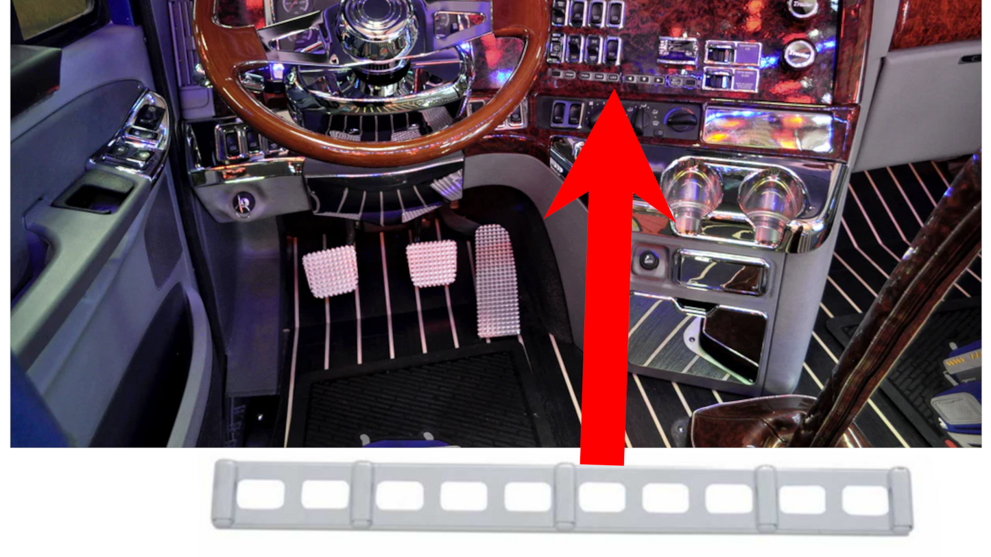 Freightliner Button Panel Trim Cover