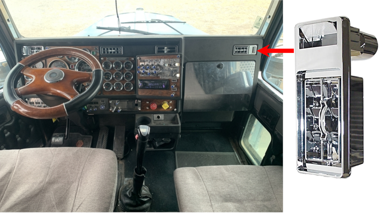 A/C Vents for Kenworth Adjustable Louver 1998-2002