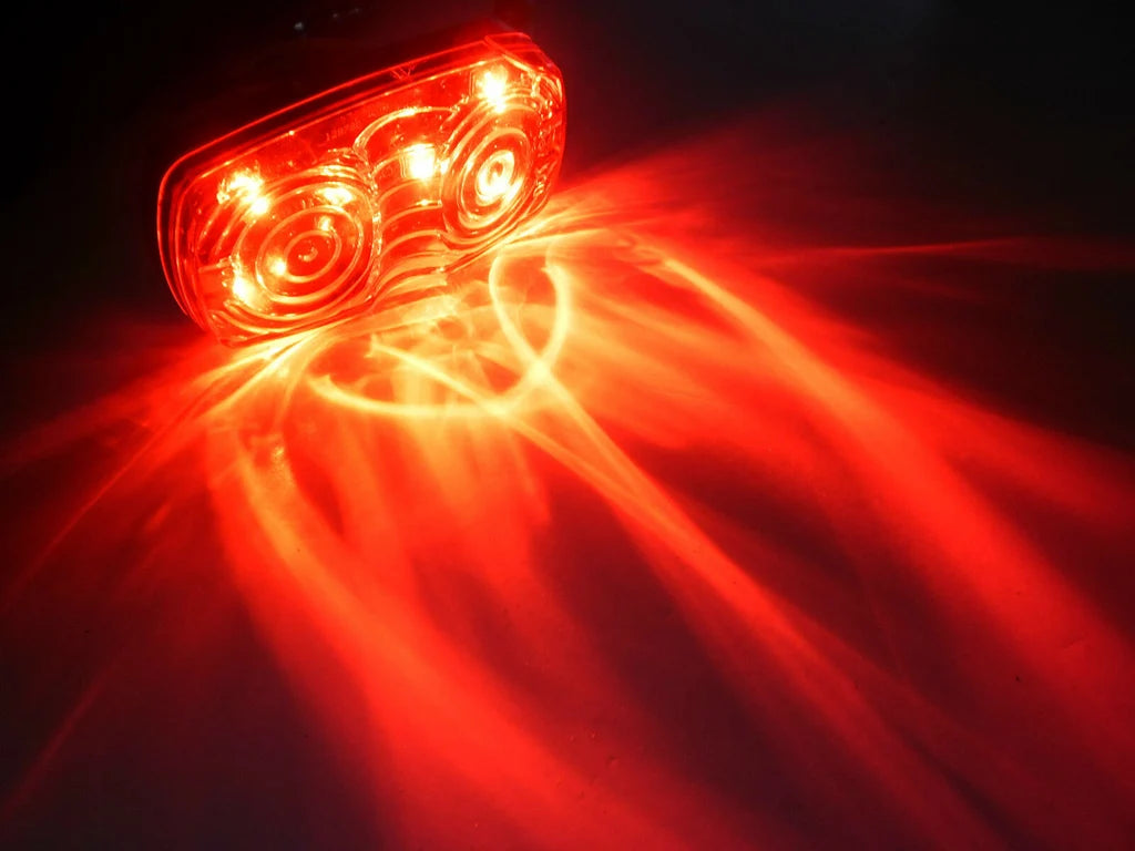 Clearance Marker “Star-burst” Double Bullseye LED Light – 18 Diodes