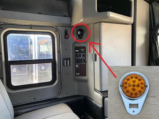 INTERIOR KENWORTH WATERMELON SLEEPER BRACKET BASE