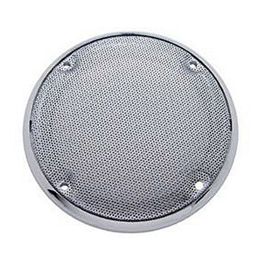 UNITED PACIFIC 40915 - Speaker Cover - Chrome, 5- 7/16", Round, for Various Kenworth Models