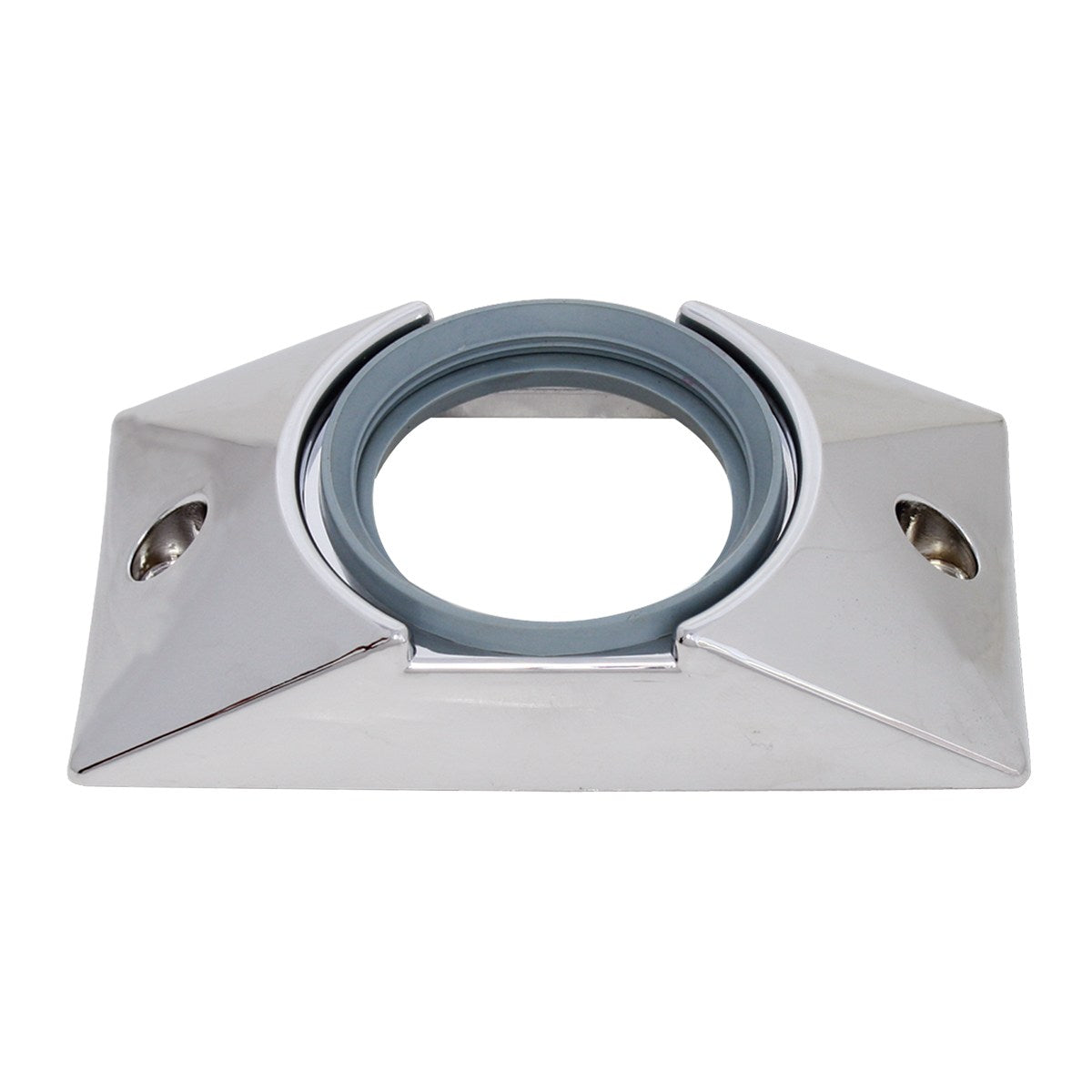 2 Pack Weld-On Triangle Mounting Brackets For 2" Round Sealed Grommet LED Lights