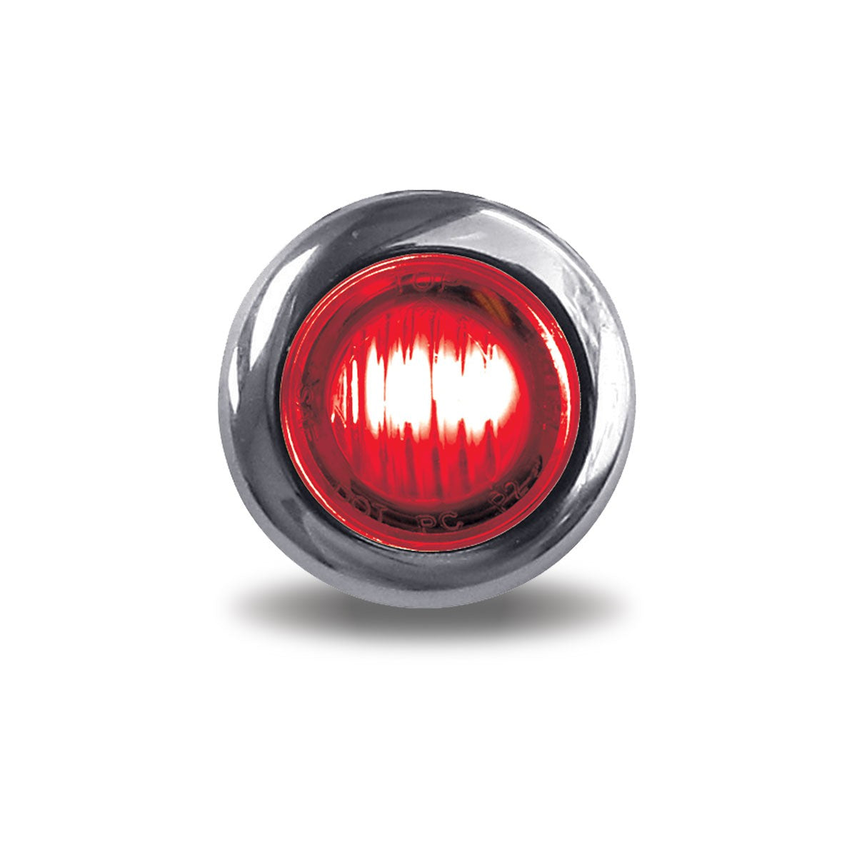 Amber Mini Button LED Turn Signal & Marker Light